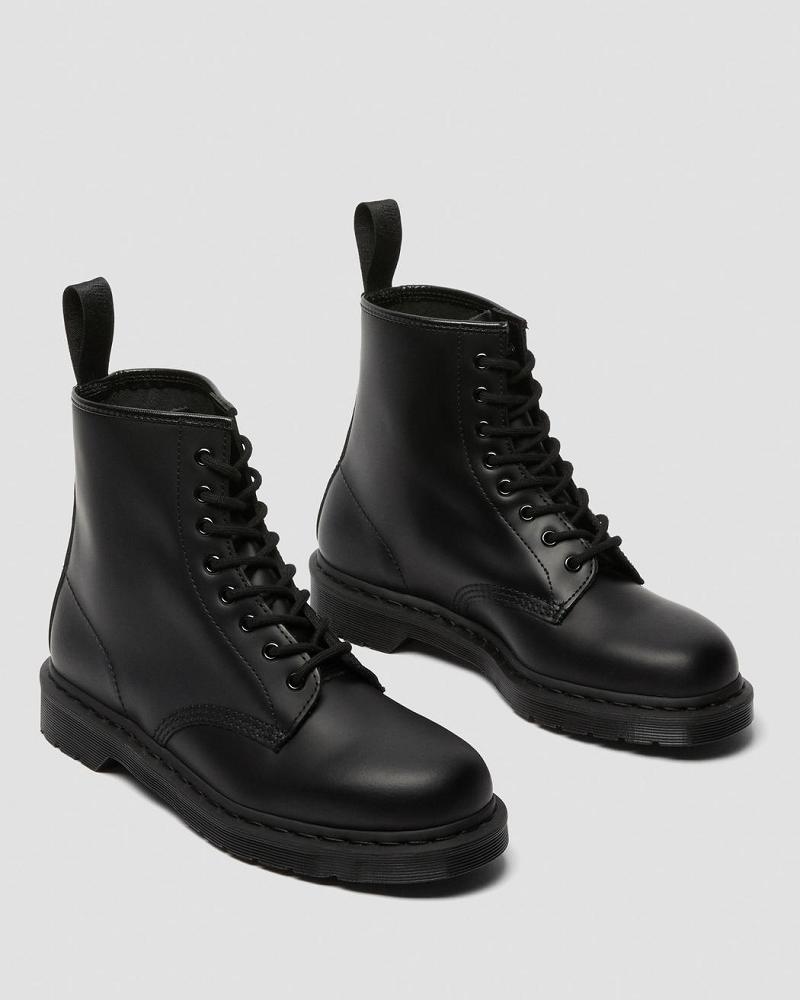 Dr Martens 1460 Mono Smooth Læder Snørestøvler Dame Sort | DK 172VRW